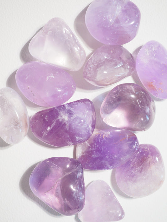 Amethyst 3 cm Trommel Stein - aus Brasilien Common Quality