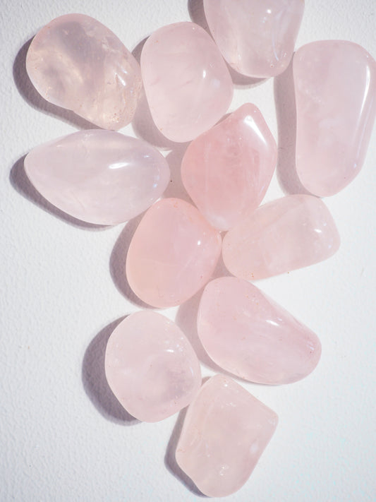 Pink Girasol ca. 2.5 cm Trommel Stein aus Madagascar -High Quality