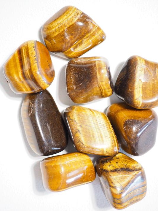 Tigerauge Trommelsteine . Tigerseye Tumble ca 2-4 cm - aus Südafrika HIGH QUALITY