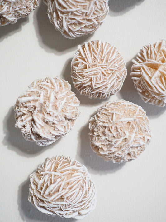 Sandrose Frostig Roh . Desert Rose Frosty Raw ca. 2-3cm - aus Mexiko HIGH QUALITY