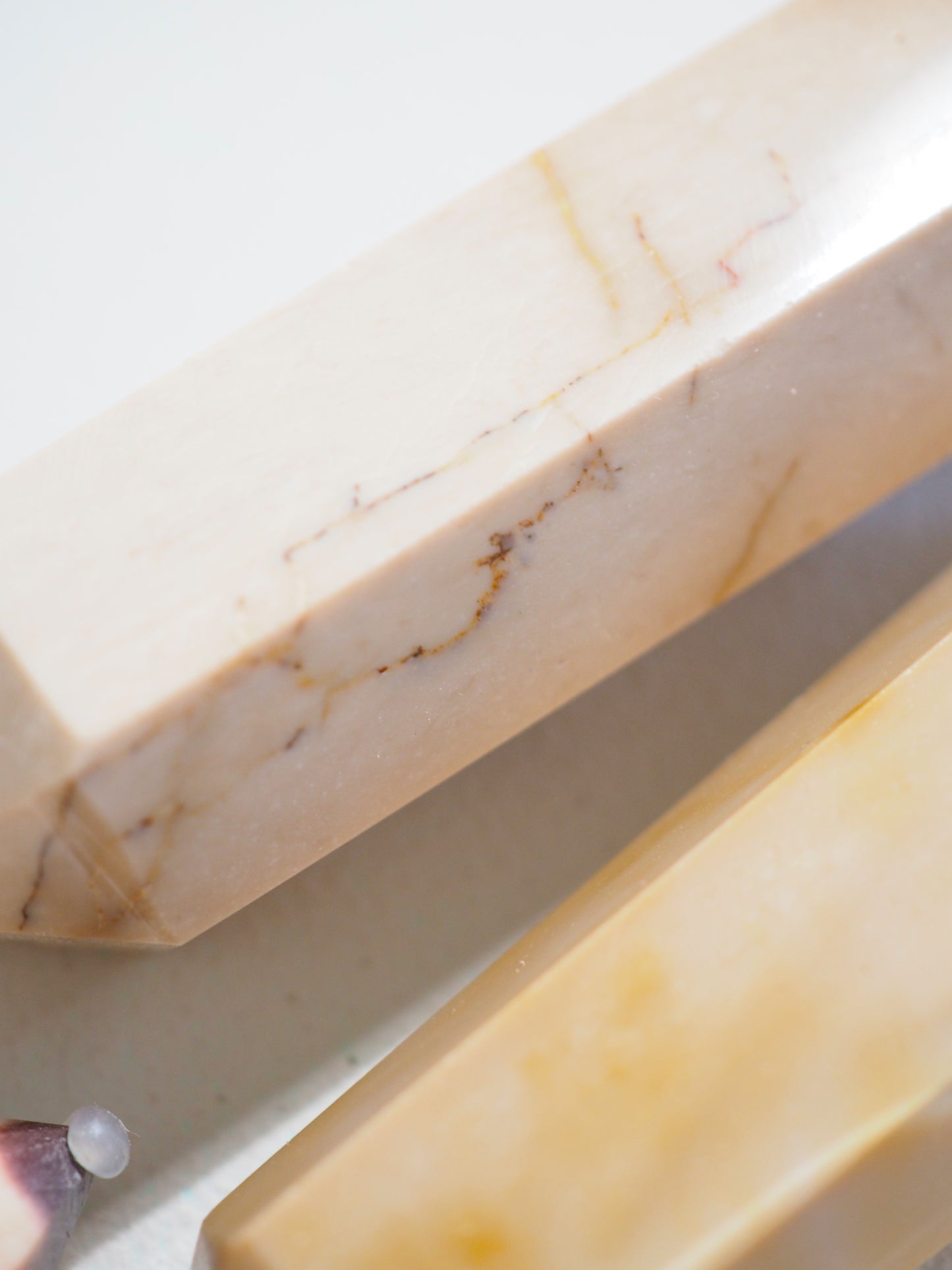 Mookait Spitze BEIGE . Mookait Point ca. 7-8 cm - aus Australien HIGH QUALITY