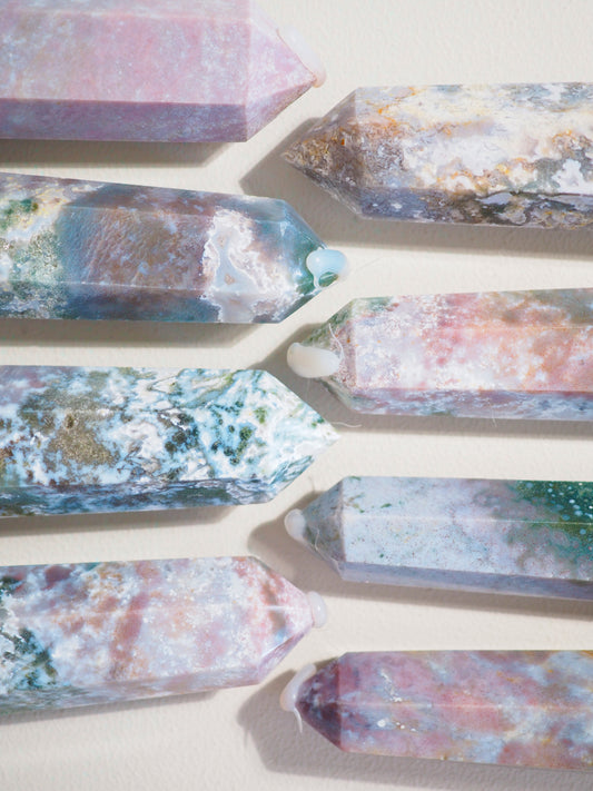 Pink Lila Ozean Jaspis . Ozean Jasper - HIGH QUALITY