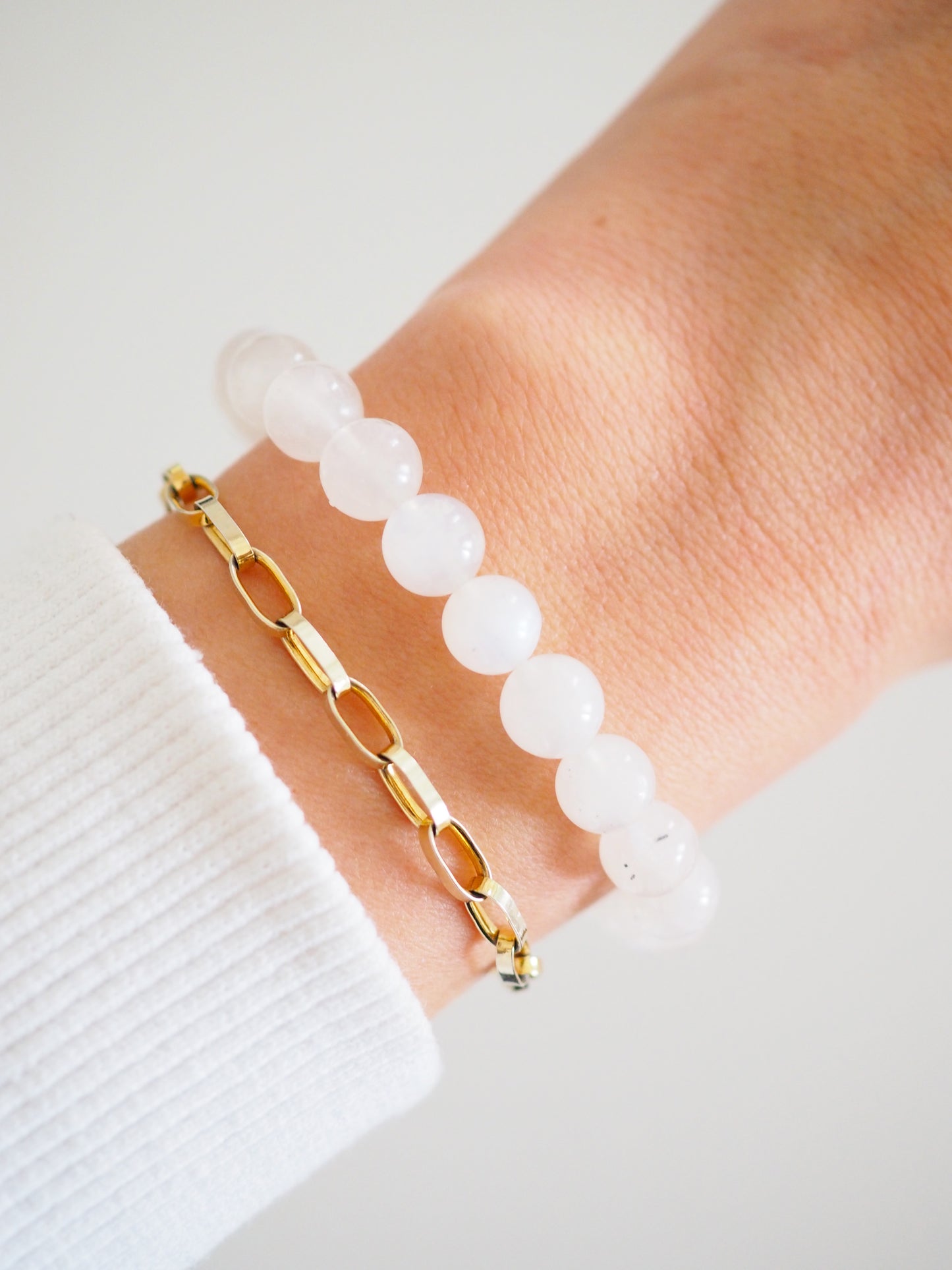 Regenbogen Mondstein Kugel Armband - HIGH QUALITY