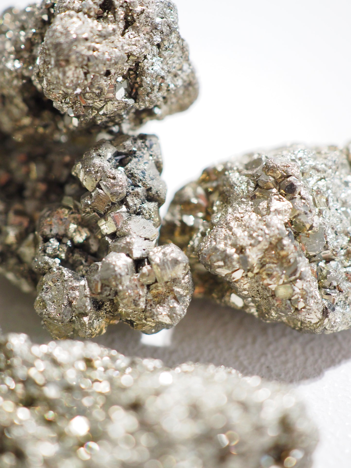 Pyrit Cluster . Pyrite Cluster ca. 3cm - aus Peru