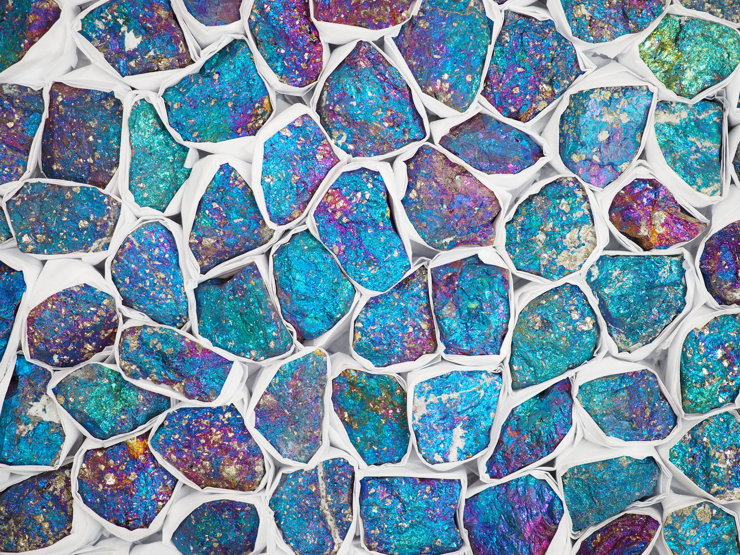 Chalcopyrit 3-4 cm Buntkupfer Roh aus Mexiko