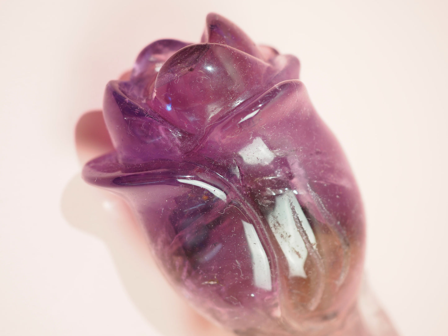 Amethyst Rosenstab 22.5cm 330g Handcarving