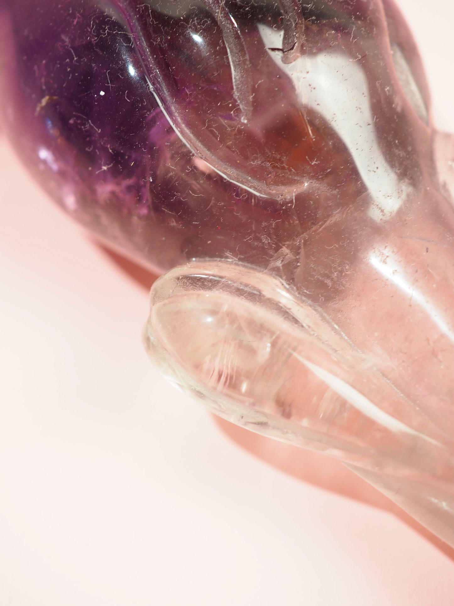Amethyst Rosenstab 22.5cm 330g Handcarving