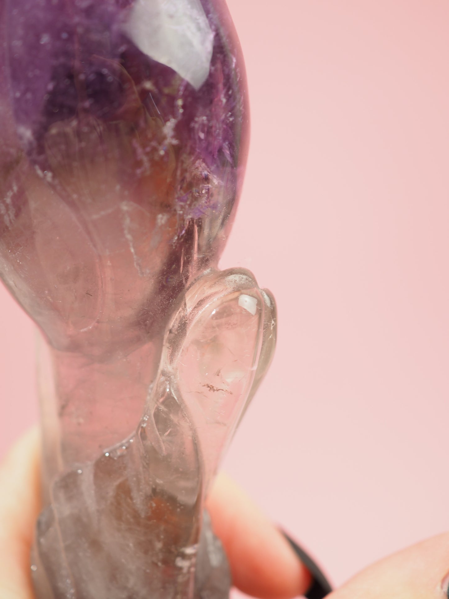 Amethyst Rosenstab 22.5cm 330g Handcarving