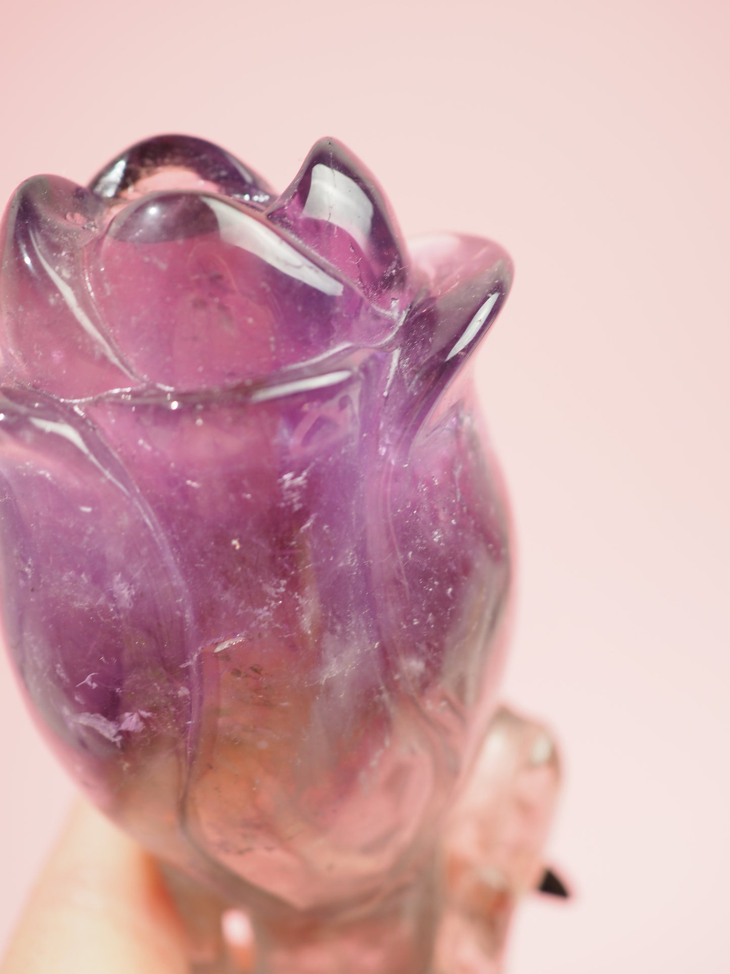 Amethyst Rosenstab 22.5cm 330g Handcarving