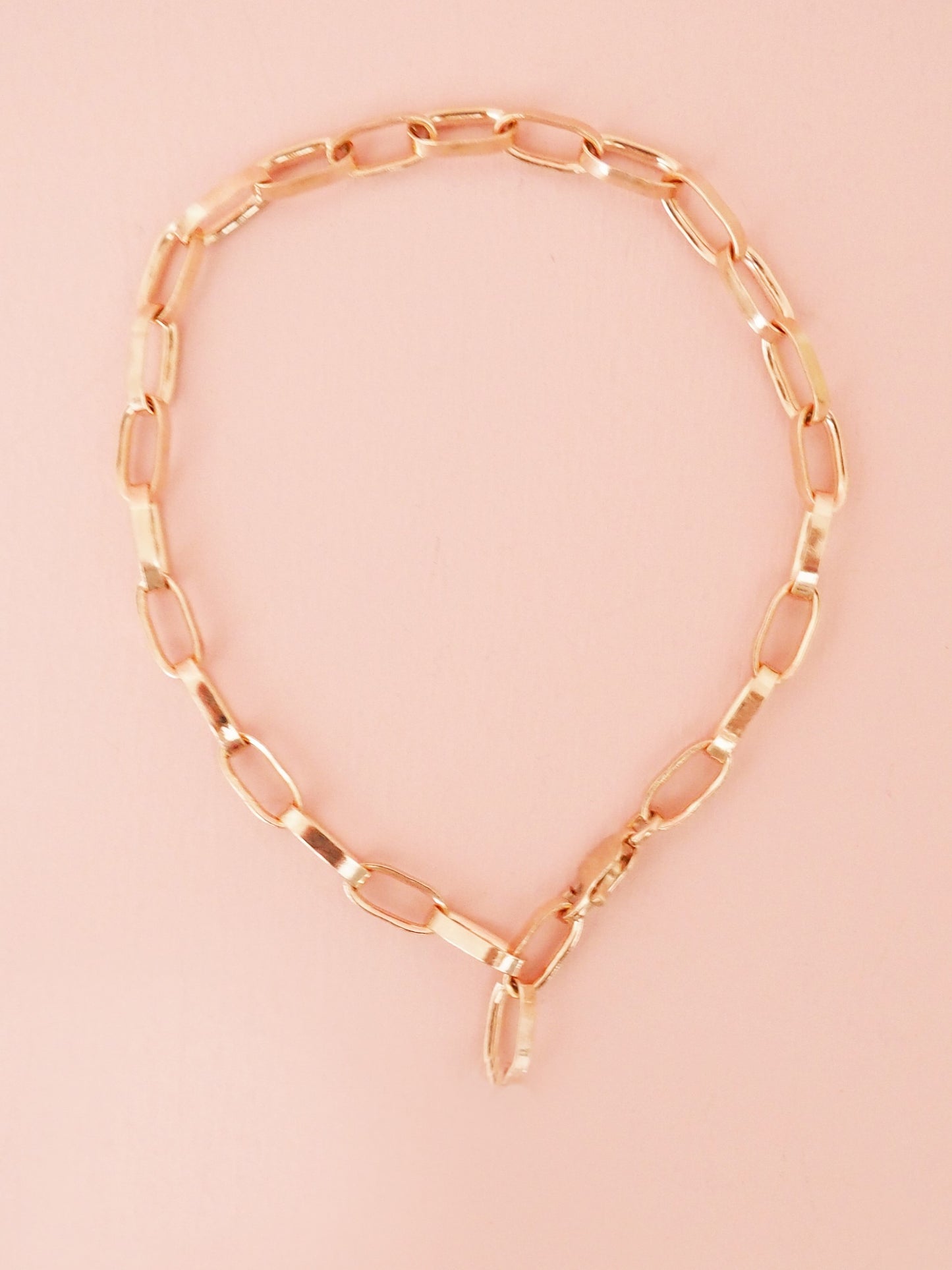 Chunky Armband Basic 925 Sterlingsilber vergoldet