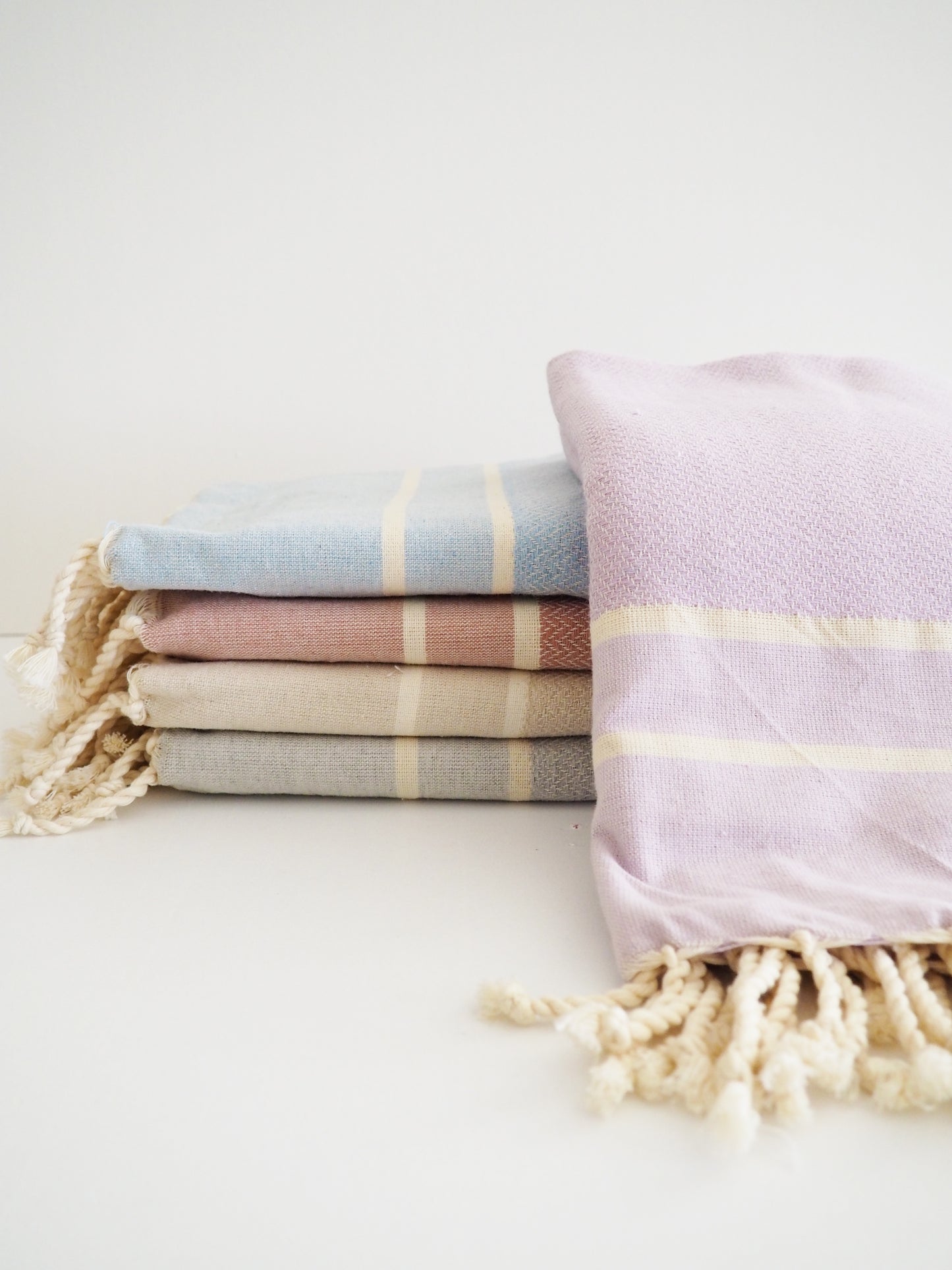 Fouta Chevron Pastell Farben