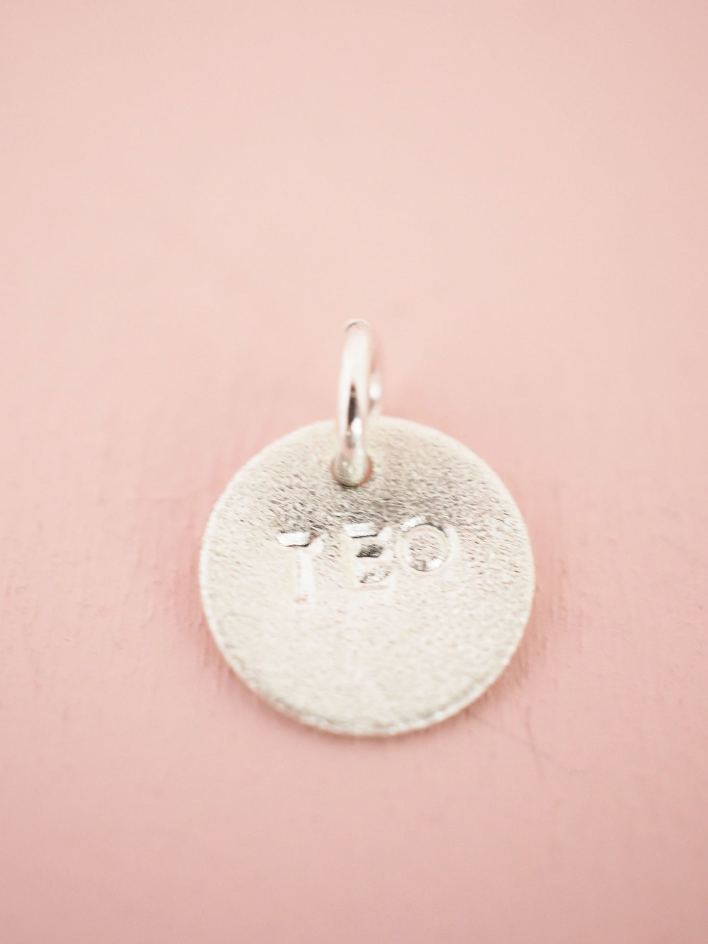 Plättchen Prägung Basic 10mm Sterlingsilber