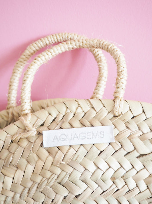 Runder Korb Natur L Vegan