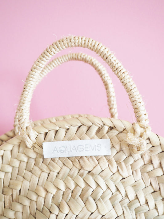 Runder Korb Natur M Vegan