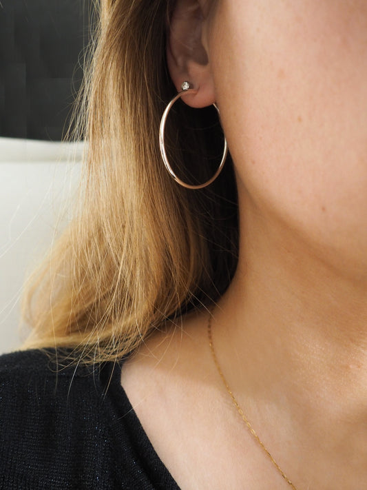 Creole Sterlingsilber 4cm