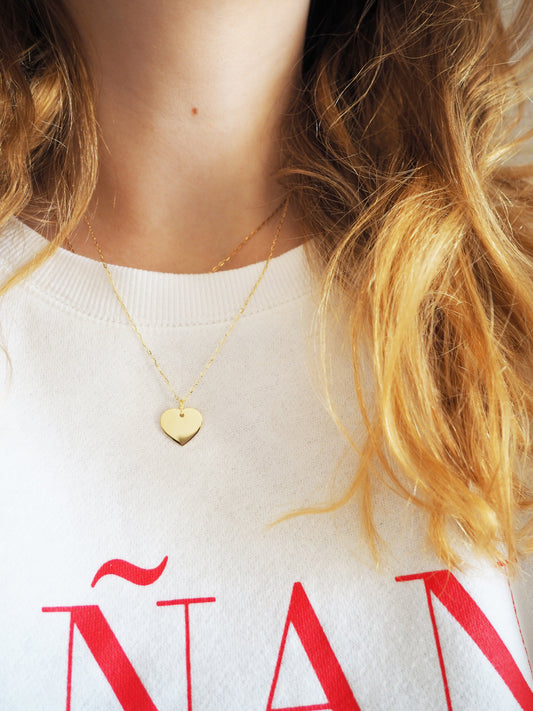 333 Echtgold Kette mit Herzanhänger