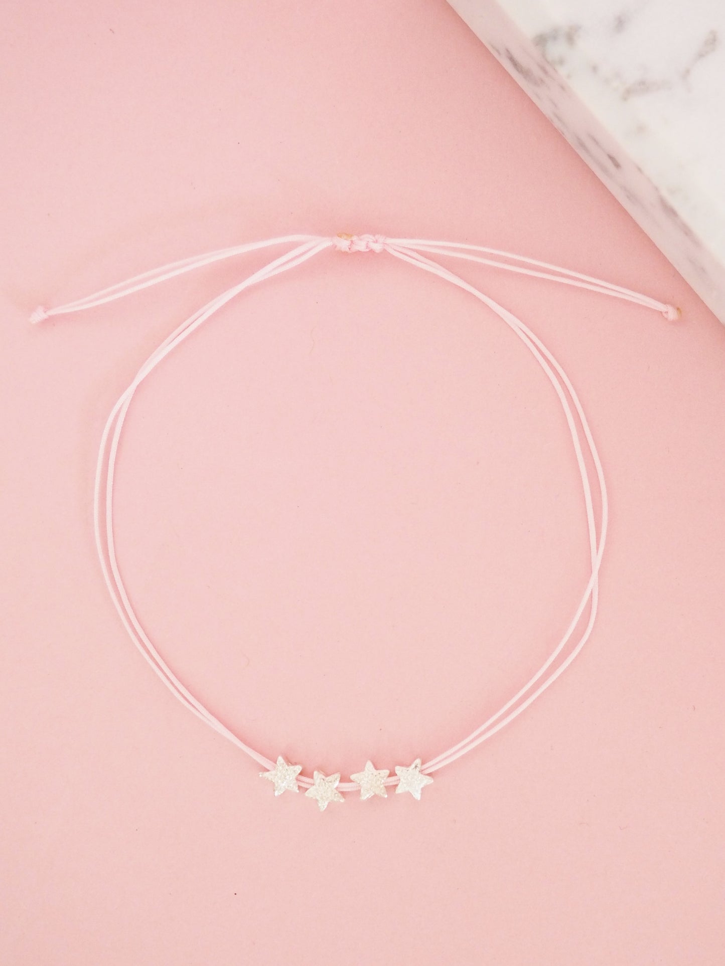 4 Sternenkinder Armband Macramée doppelt