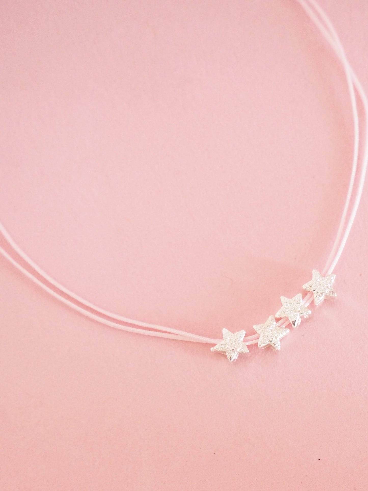 4 Sternenkinder Armband Macramée doppelt