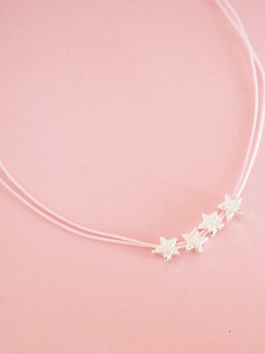 4 Sternenkinder Armband Macramée doppelt