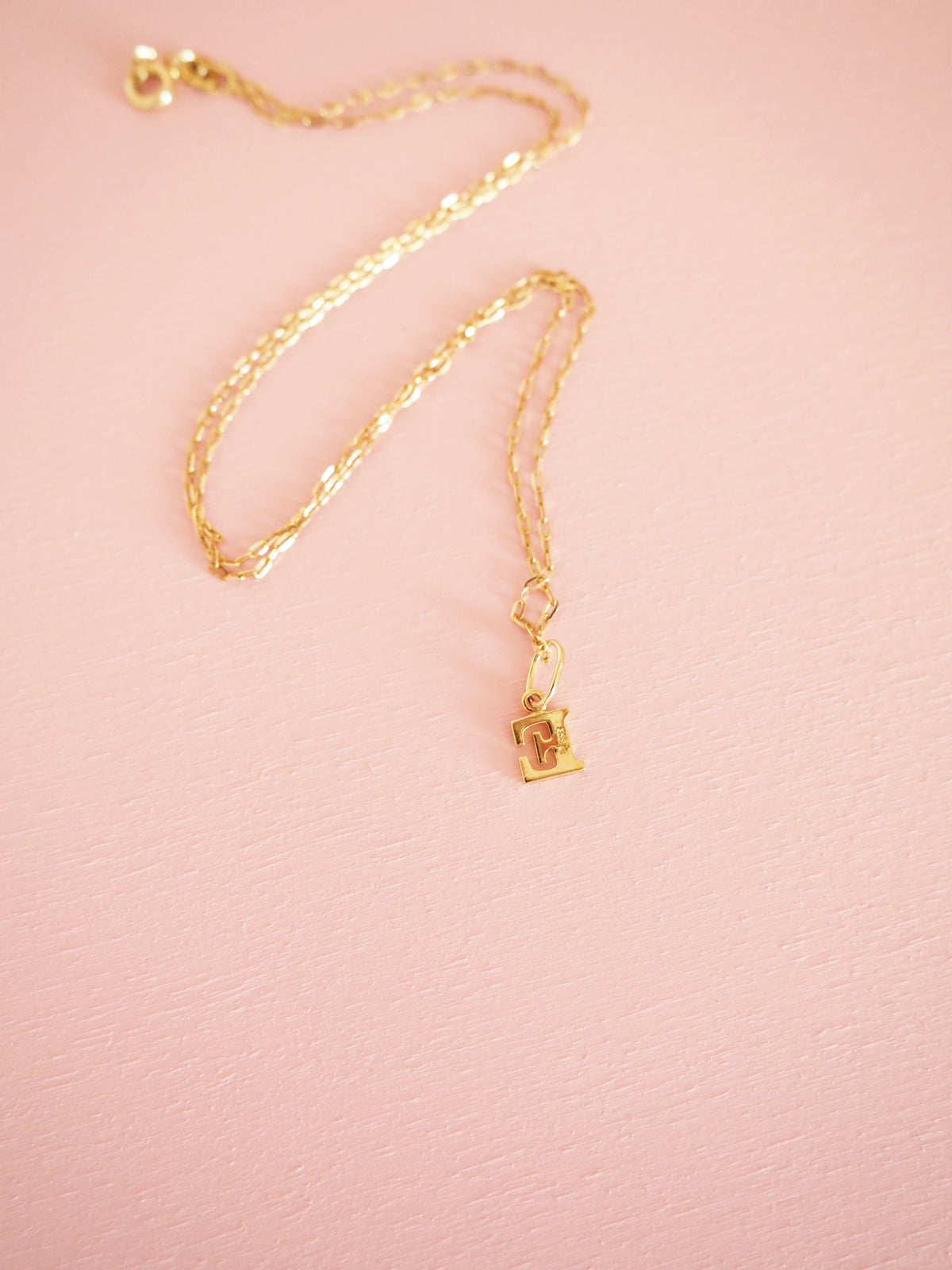 333 Gold Buchstabe mit Kette