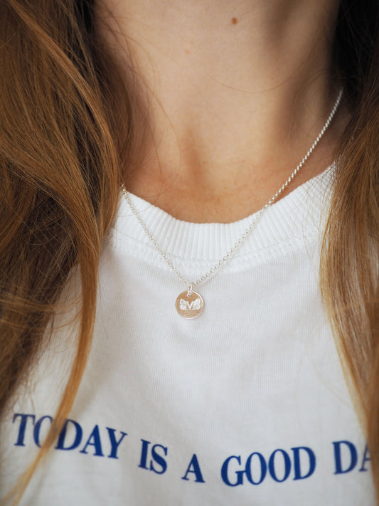 ANGELNUMBER Kette mit Gravur . 925 Sterlingsilber vergoldet