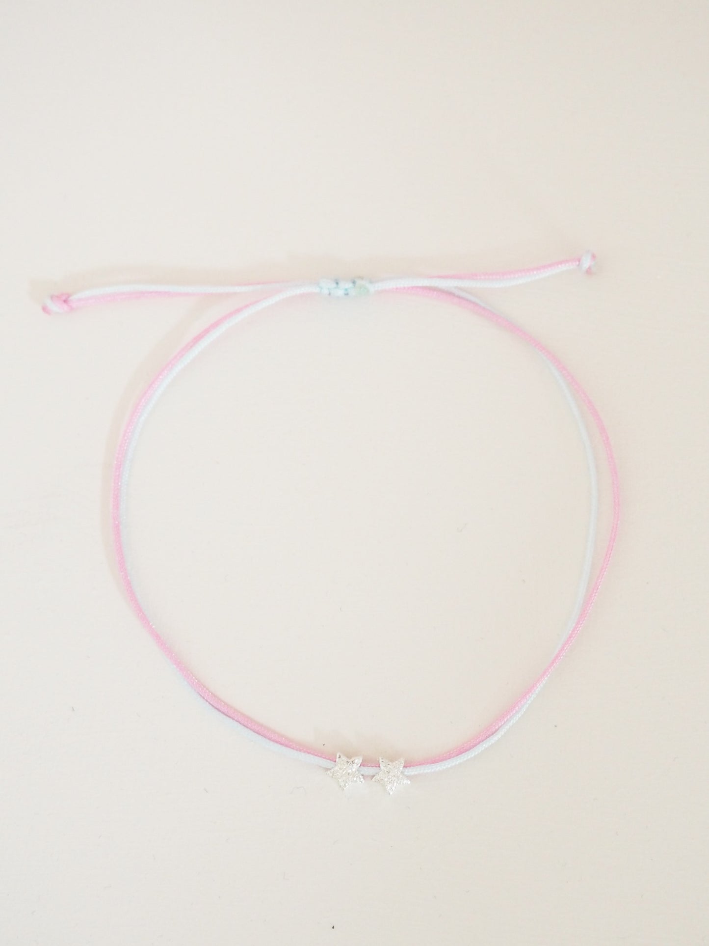 2 Sternenkinder Armband Macramée doppelt