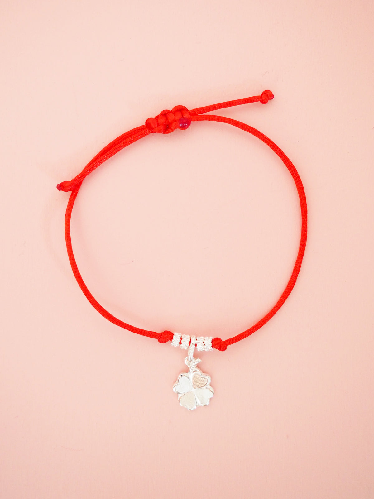 Glücksklee Armband 925 Sterlingsilber
