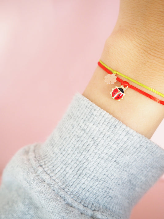 Glückskäfer Armband 333 Gold