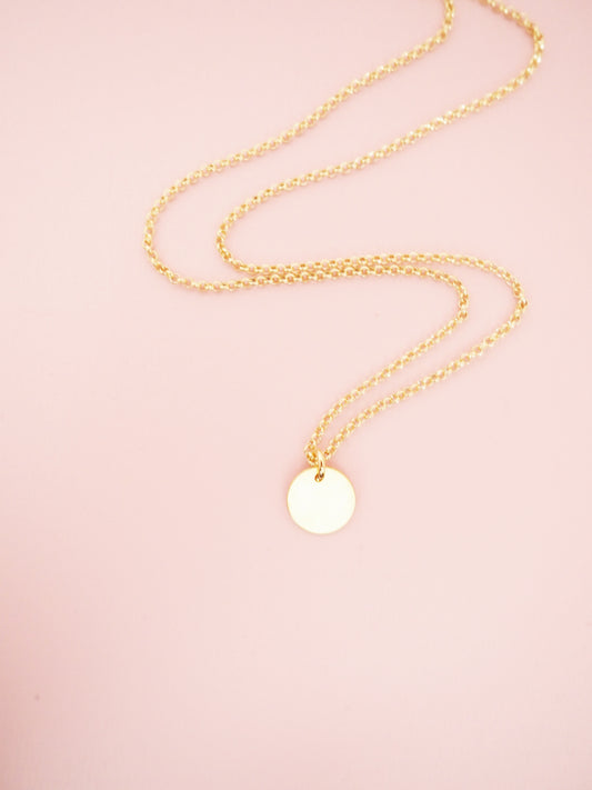 Kette Initiale | Zahl 925 Sterlingsilber vergoldet