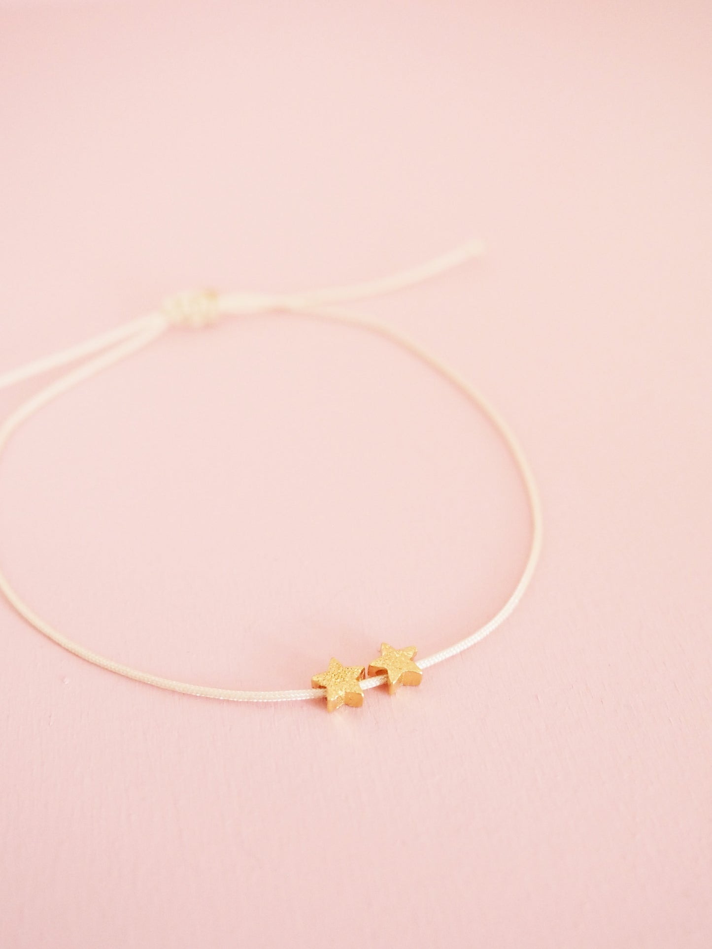 2 Sternenkinder Armband Macramée