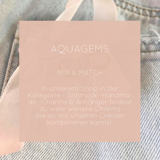 Creole Keshi & Glas Pearls