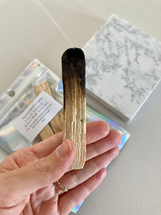 HOKUS FOKUS! Räucherset l Palo Santo. Bergkristall. Candlequartz