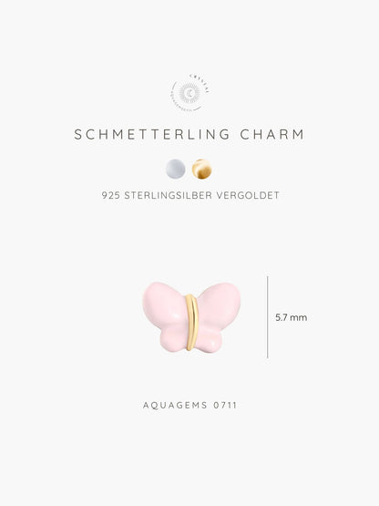Schmetterling Armband  MIRACLE CANDY COLLECTION - 925 Sterlingsilber vergoldet