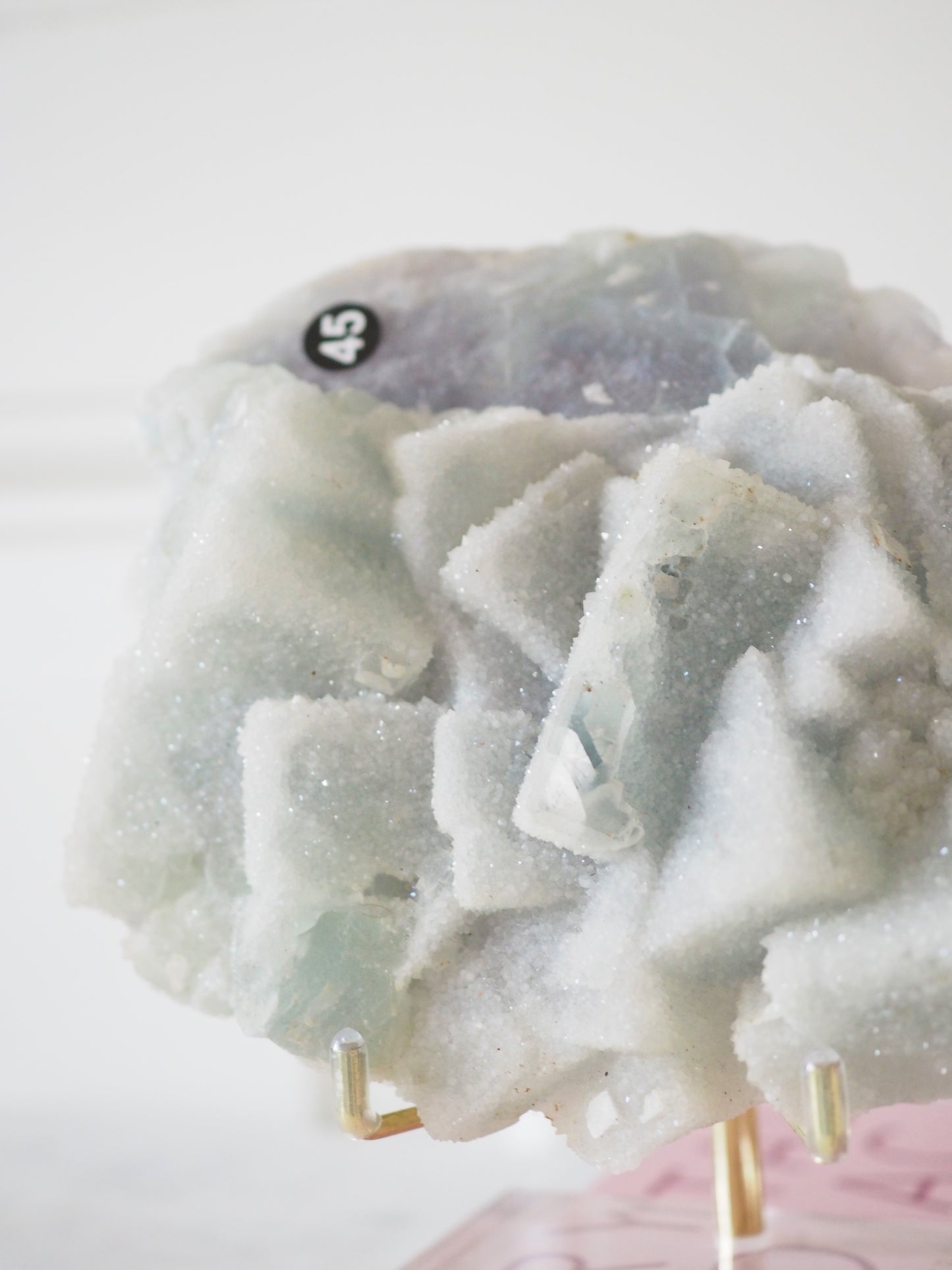 Sparkly Druzy Sugar Fluorit [45]ca. 14cm - aus Fujian China RARE