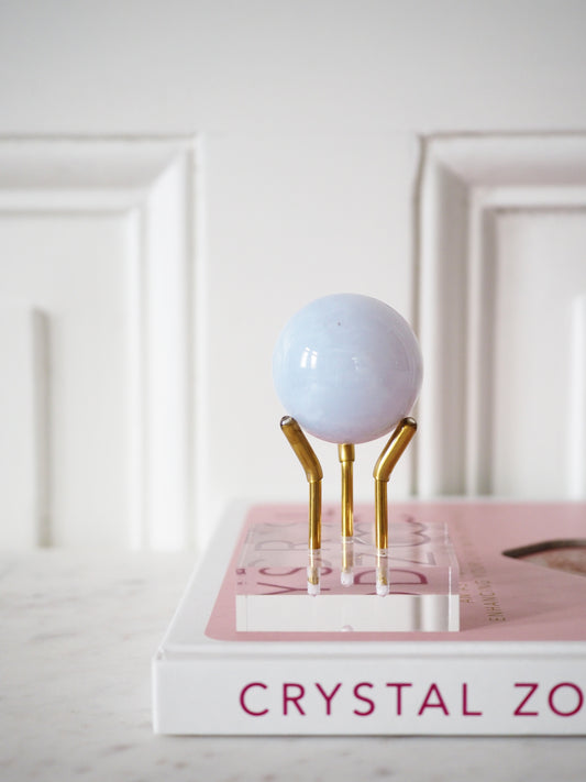 Blauer Chalcedon Kugel . Sphere ca. xxcm- aus Türkei High Quality
