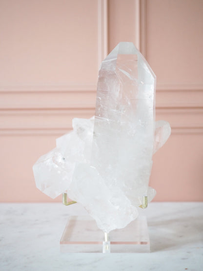Bergkristall Cluster ca 16cm [4] - aus Minas Gerais Brasilien HIGH QUALITY
