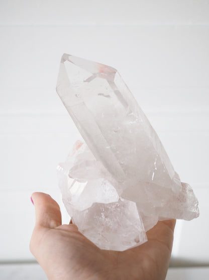Bergkristall Cluster ca 16cm [4] - aus Minas Gerais Brasilien HIGH QUALITY
