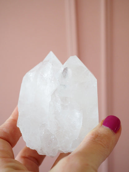 Bergkristall Cluster ca 7.5cm [5] - aus Minas Gerais Brasilien HIGH QUALITY