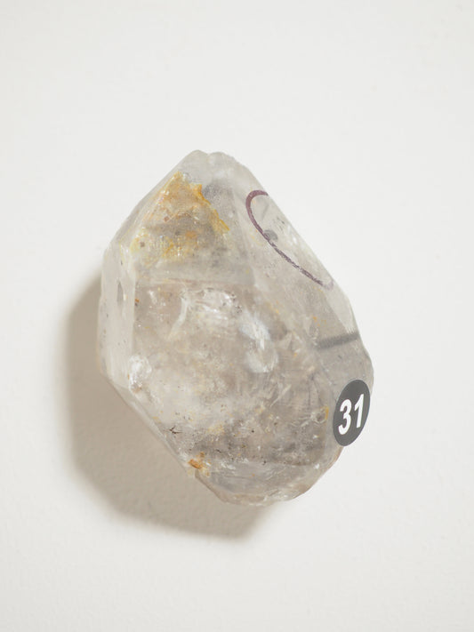 ENHYDRO Bergkristall mit Wassereinschluss & 1 Bubble . Enhydro Clearquartz [31] ca. 5.5 cm 62g - aus Guishou Province China