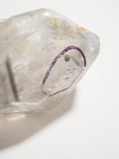 ENHYDRO Bergkristall mit Wassereinschluss & 1 Bubble . Enhydro Clearquartz [30] ca. 5.5cm - aus Guishou Province China