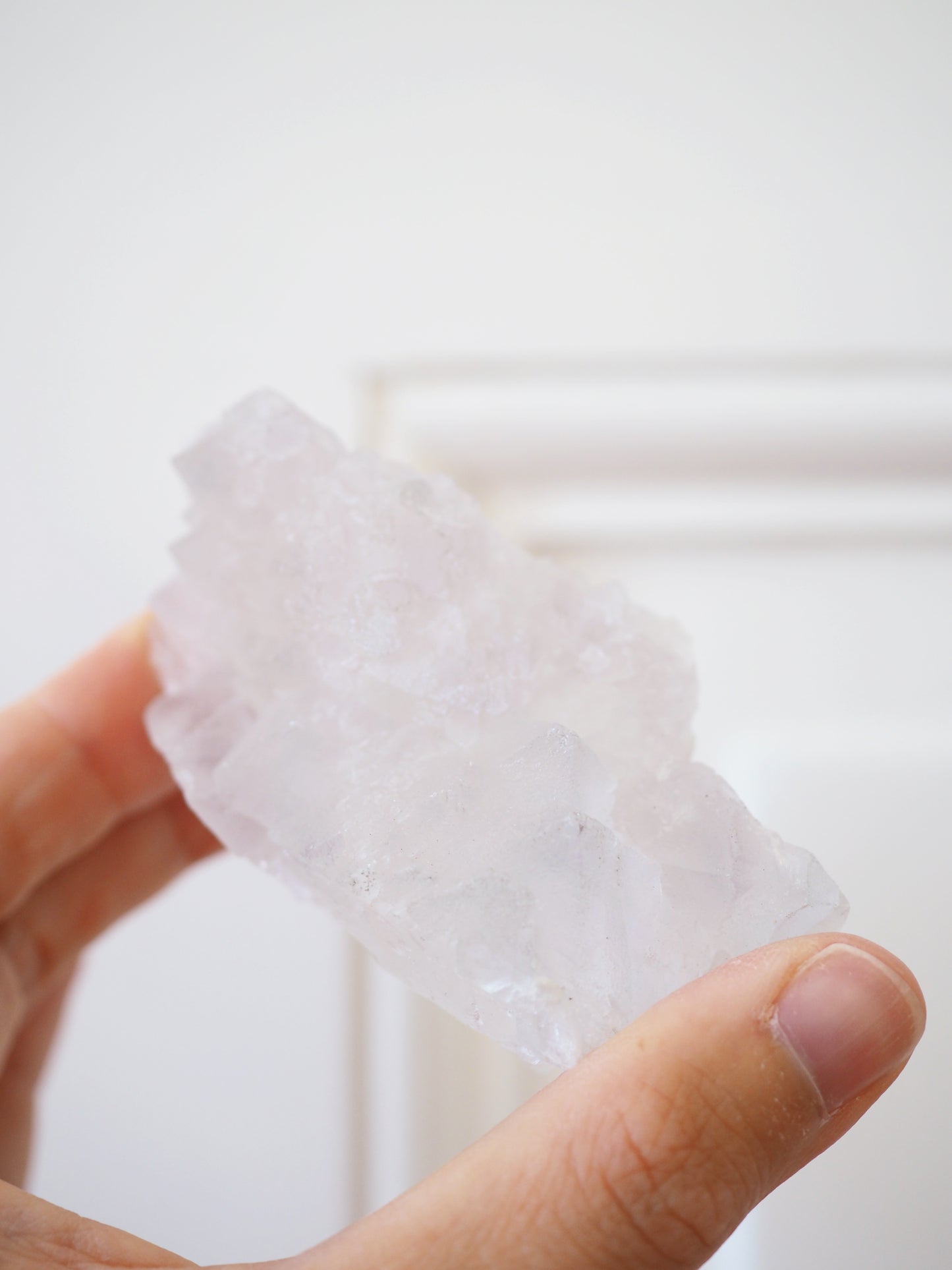Ice Fluorit mit Calcit Specimen ca. 5cm - aus China