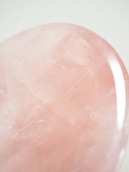 Rosenquarz Herz Schale Schmuckschale / Rosequartz Heart Bowl ca. 7 cm  - Handcarved HIGH QUALITY