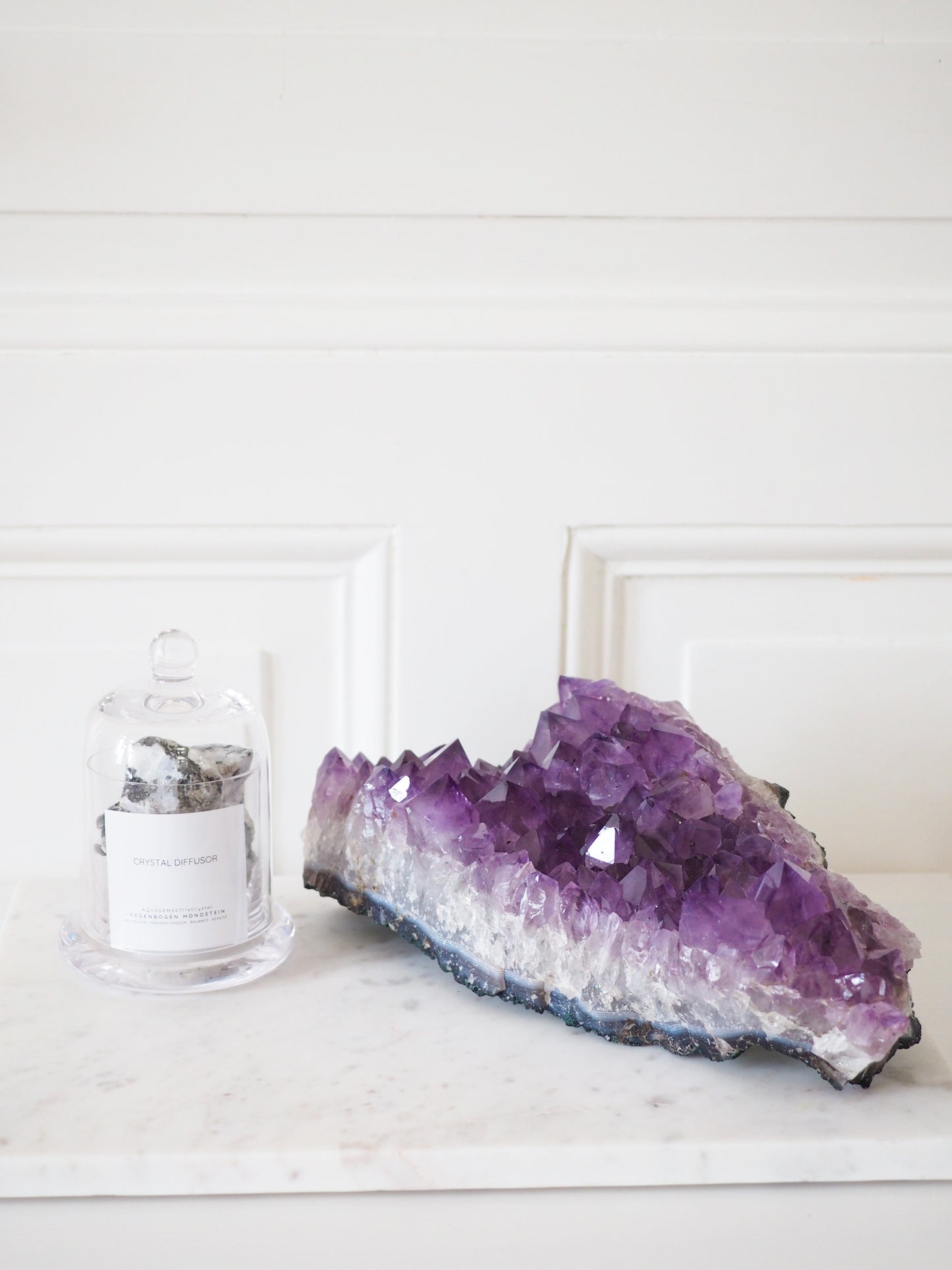 XXL Amethyst Cluster ca 30cm 3.5 kg . PARADISE COLLECTION - aus Brasilien AA