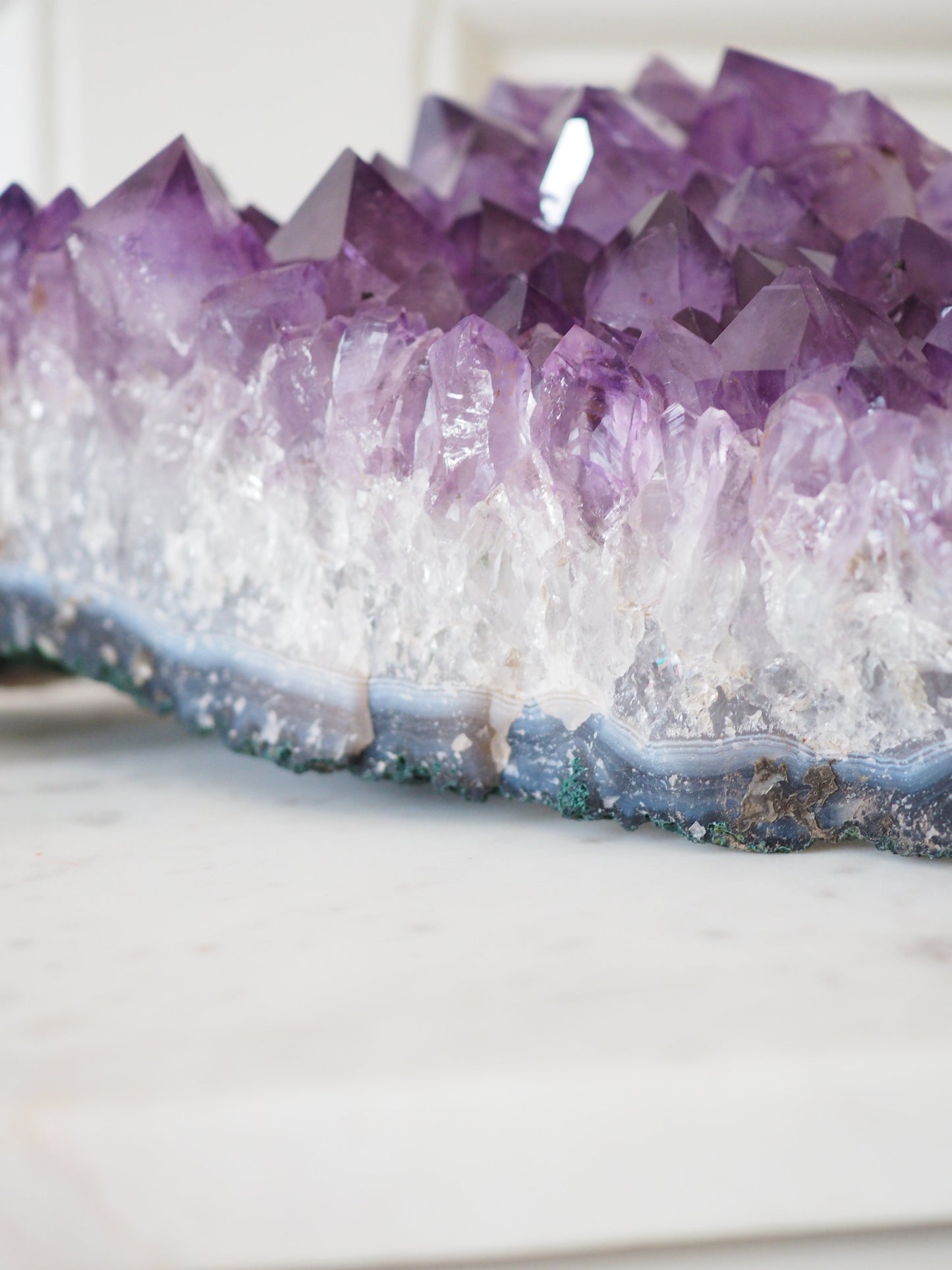 XXL Amethyst Cluster ca 30cm 3.5 kg . PARADISE COLLECTION - aus Brasilien AA