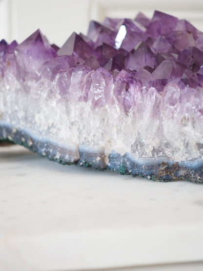 XXL Amethyst Cluster ca 30cm 3.5 kg . PARADISE COLLECTION - aus Brasilien AA