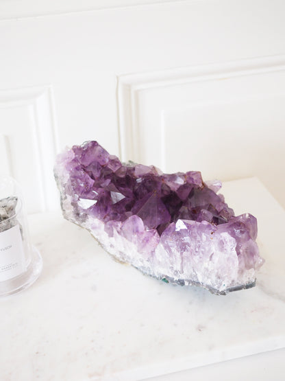XXL Amethyst Cluster ca 25cm 2.6kg  . PARADISE COLLECTION - aus Brasilien AA