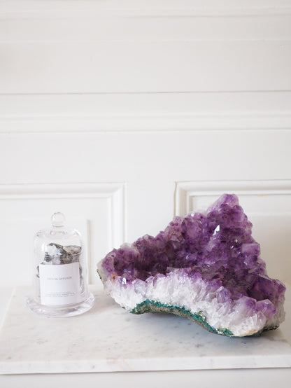 XXL Amethyst Cluster ca 28 cm 4.5kg . PARADISE COLLECTION - aus Brasilien AA