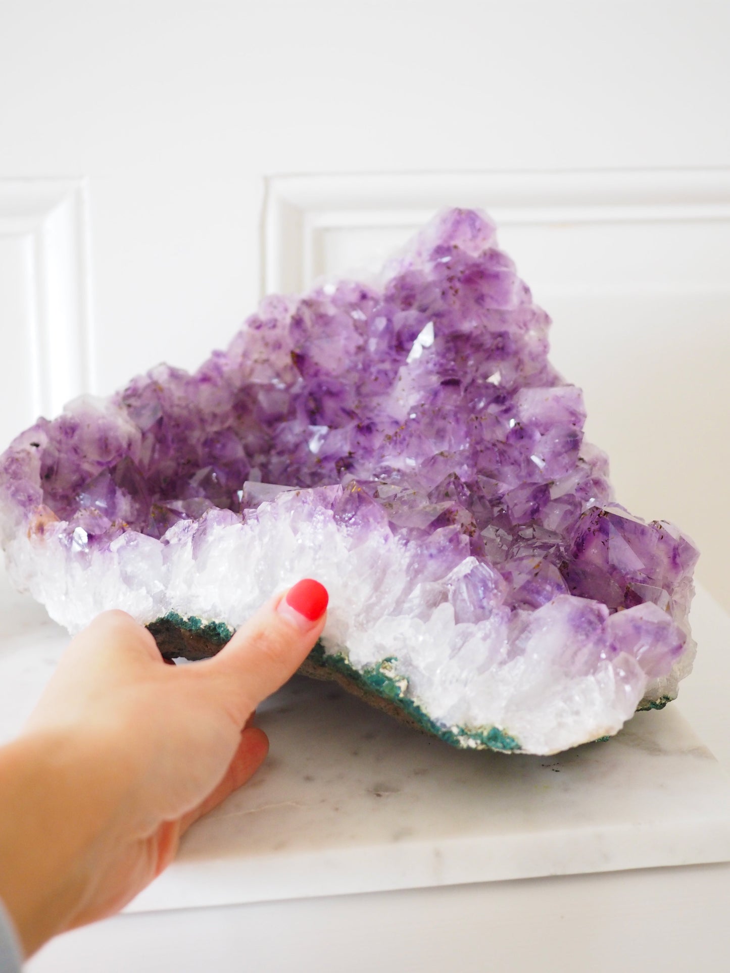 XXL Amethyst Cluster ca 28 cm 4.5kg . PARADISE COLLECTION - aus Brasilien AA