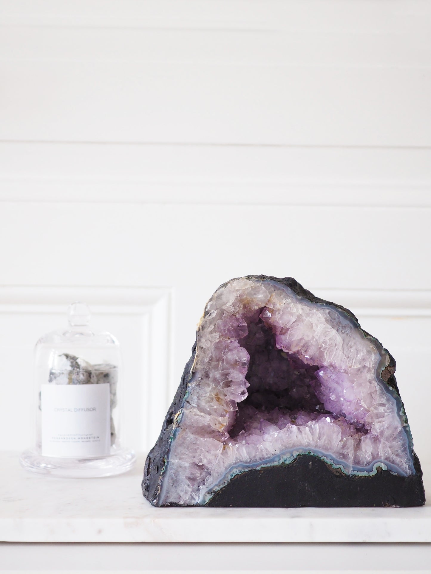 Amethyst Geode Kathedrale . Agate Amethyst Geode Cathedral ca 18x15 cm 4,2Kg [xx] - aus Brasilien