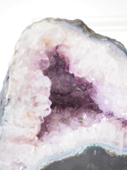 Amethyst Geode Kathedrale . Agate Amethyst Geode Cathedral ca 18x15 cm 4,2Kg [xx] - aus Brasilien